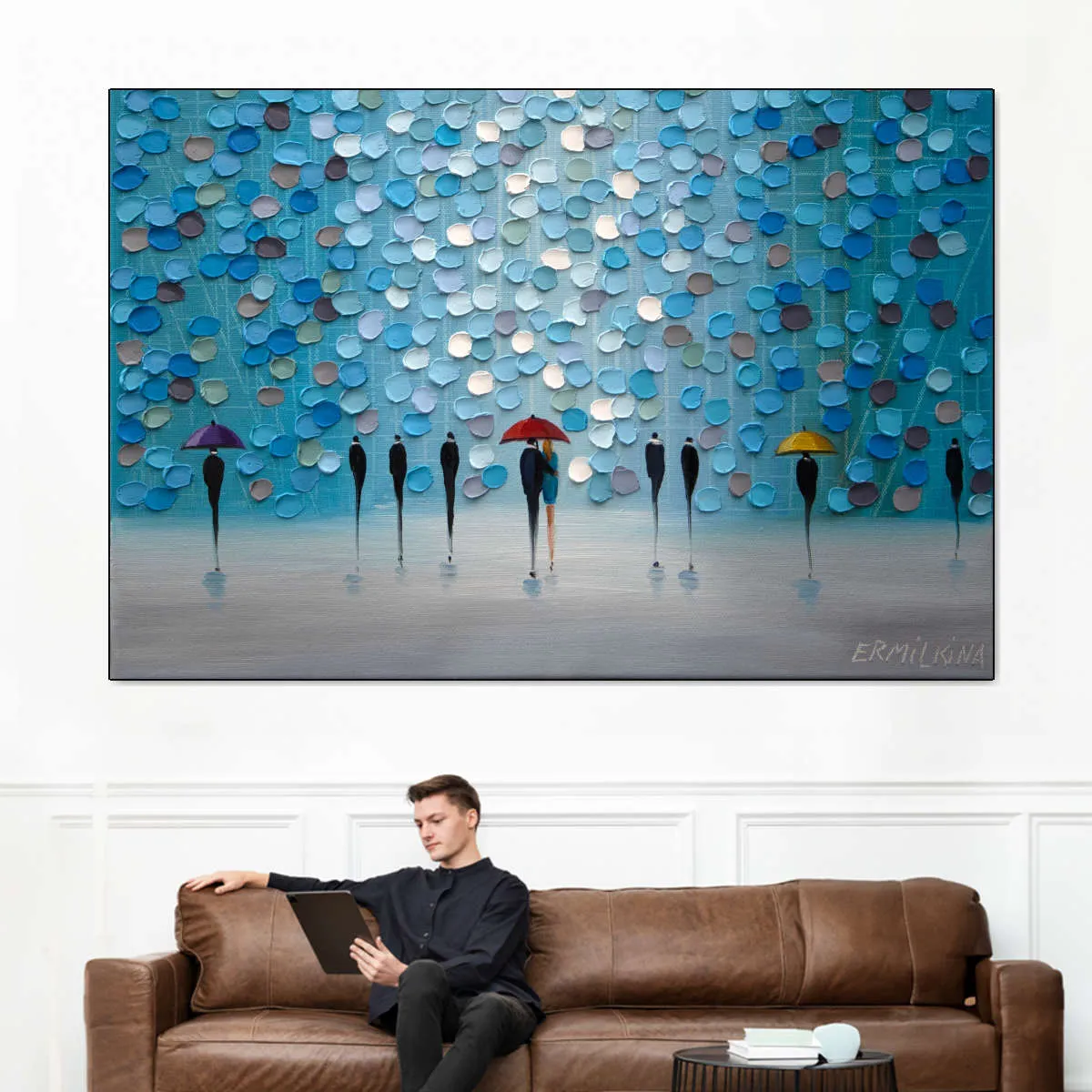 3 Tiny Umbrellas Wall Art