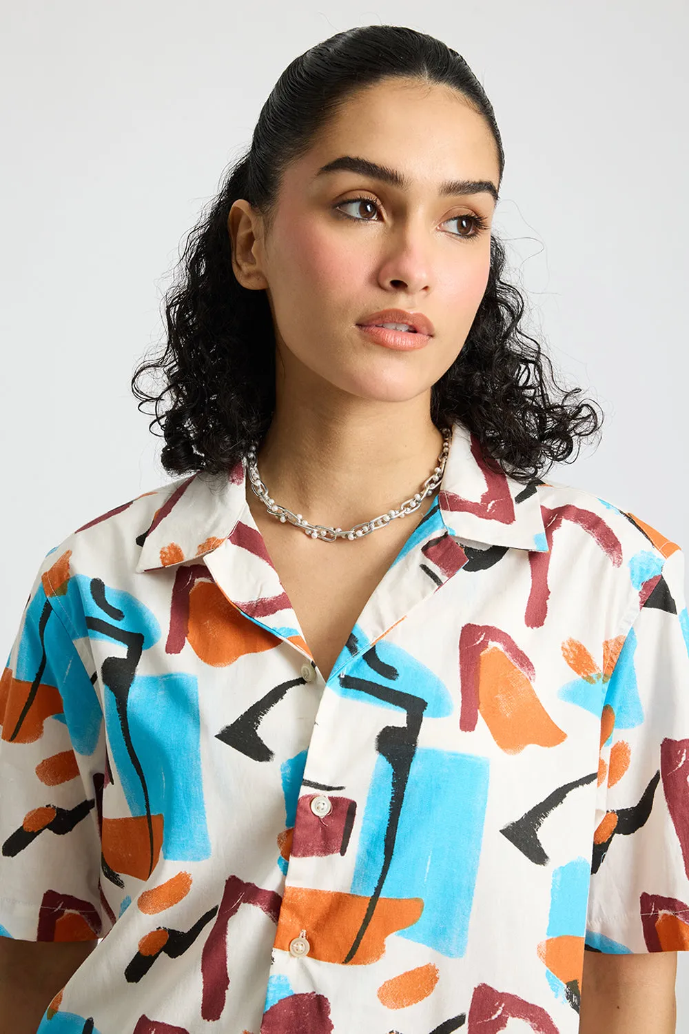 Abstract Paint Women's Resort Shirt