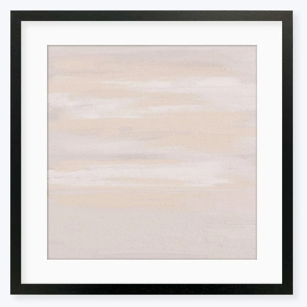 Abstract Peach Sky Art Print