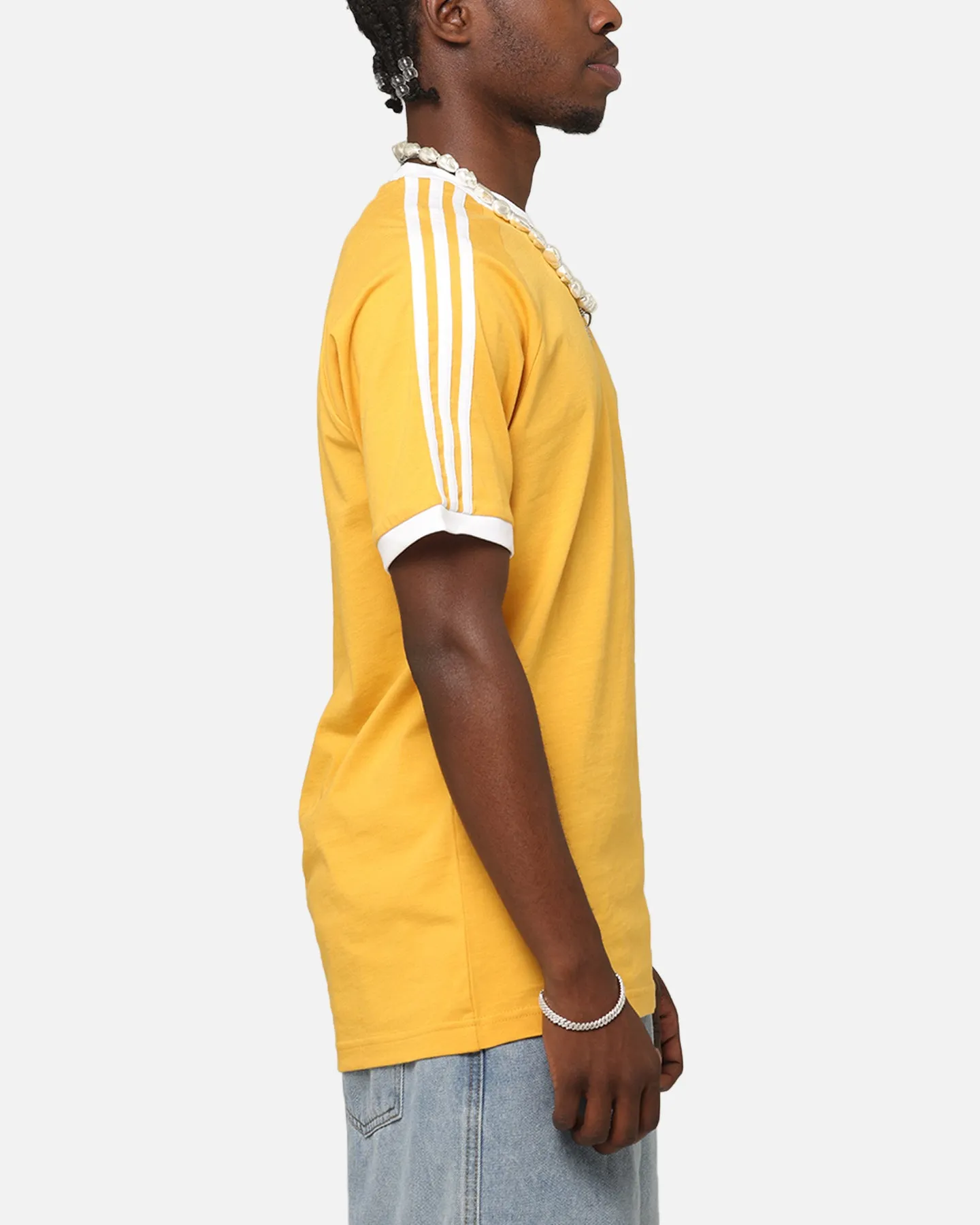 Adidas Classics 3-Stripes T-Shirt Yellow