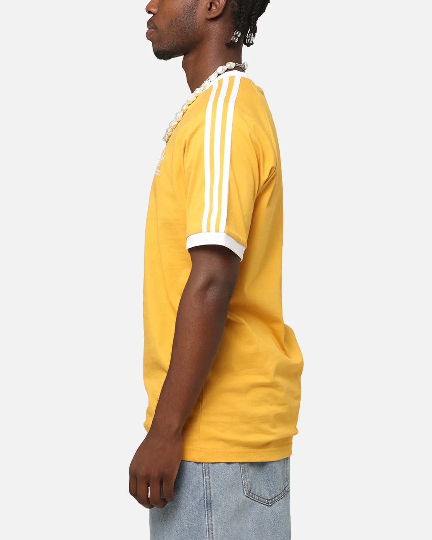 Adidas Classics 3-Stripes T-Shirt Yellow