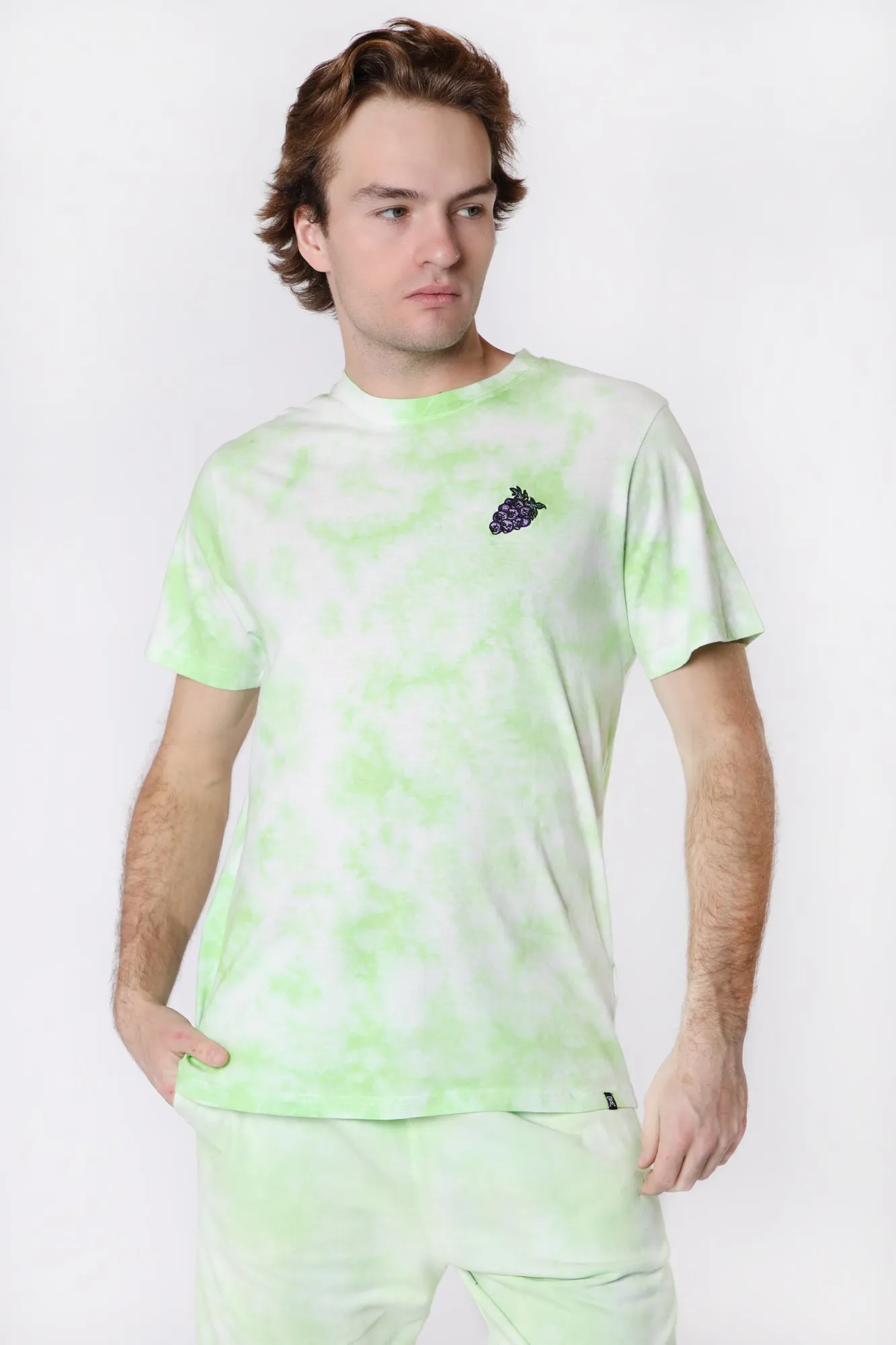 Arsenic Mens Tie-Dye Fruit T-Shirt