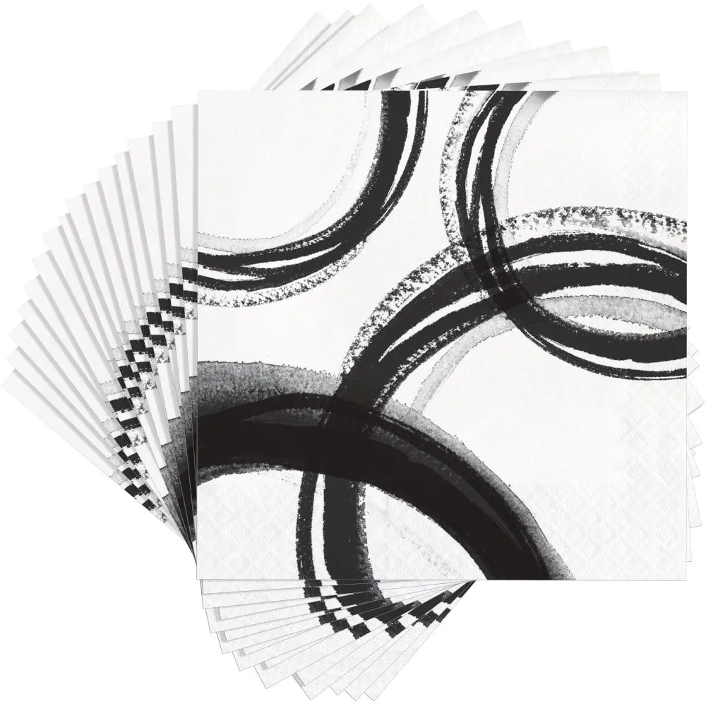 Artistic Abstract 3-Ply Luncheon Napkin (16/Pkg)