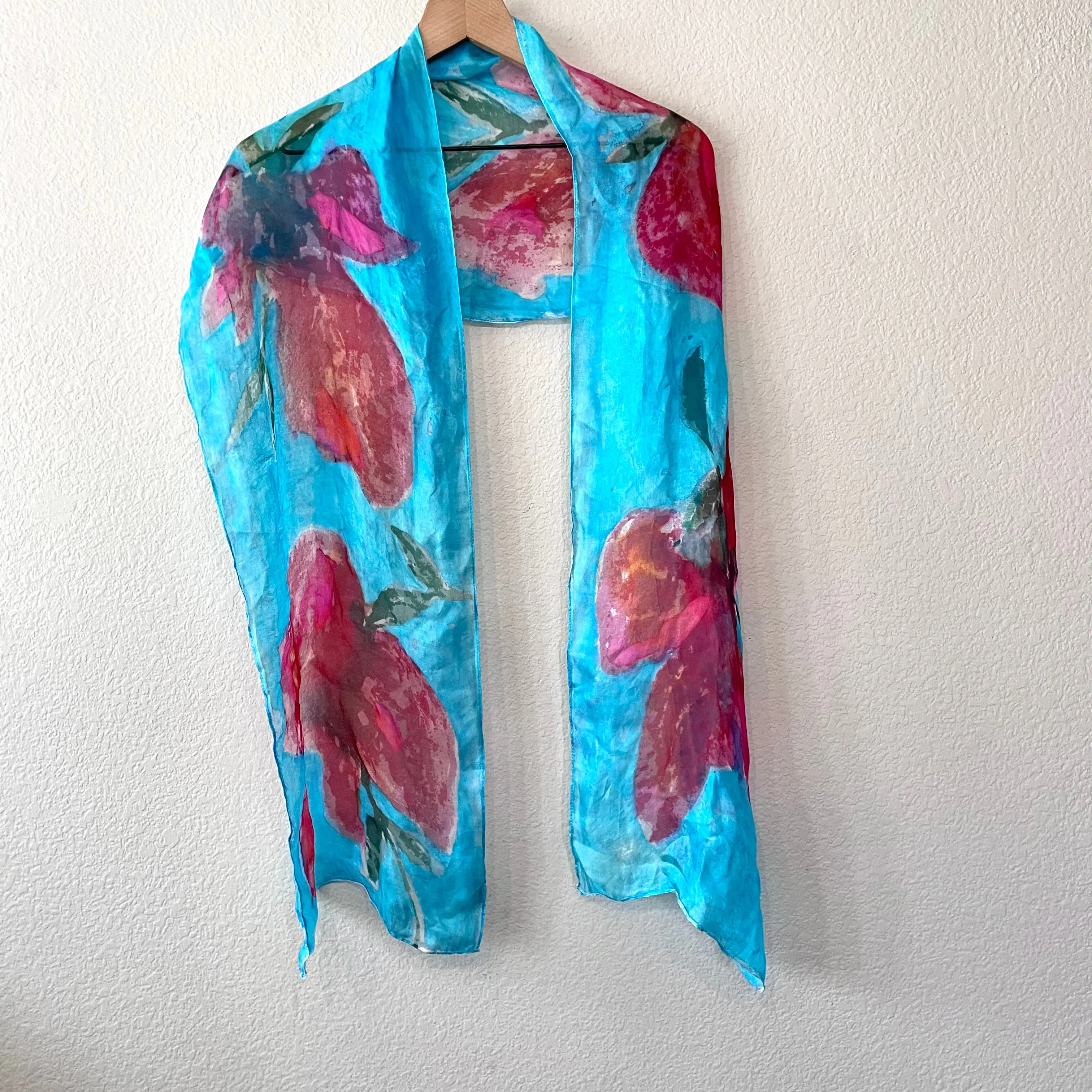 Artistic Floral Scarf