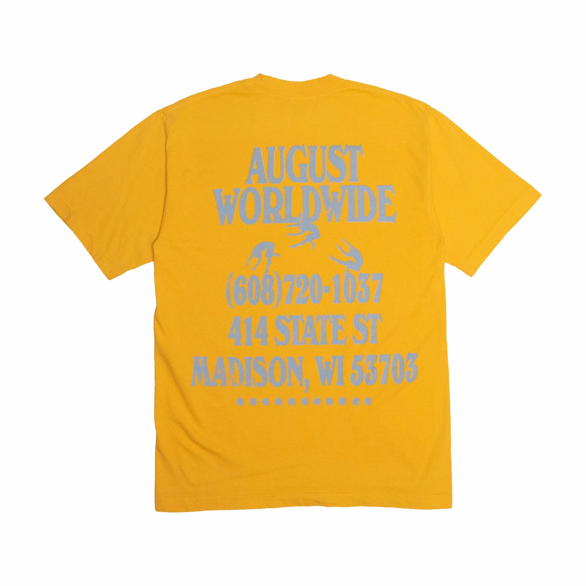 August "World Wide" T-Shirt (Gold)