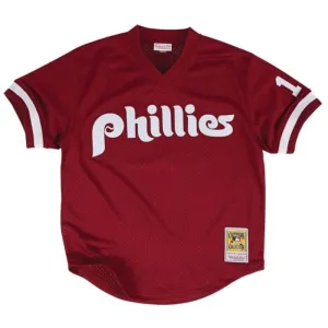 Authentic John Kruk Philadelphia Phillies MLB 1991 Pullover Jersey