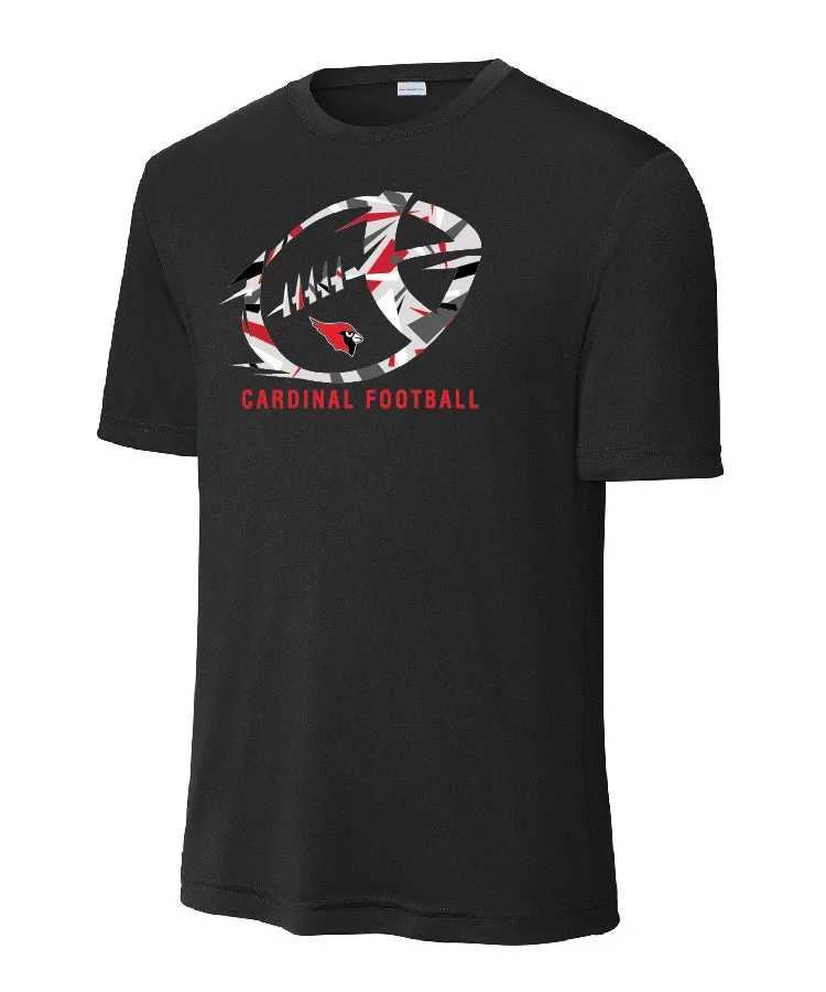 BA Football Black Tee -  DriFit