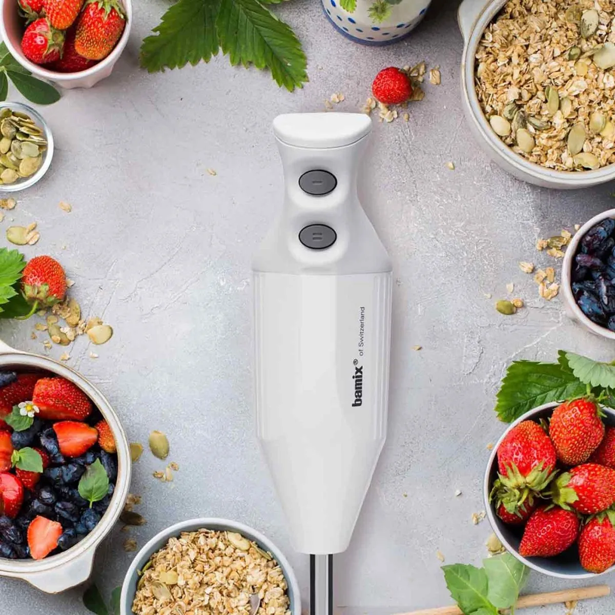 Bamix Mono Immersion Blender White 140w