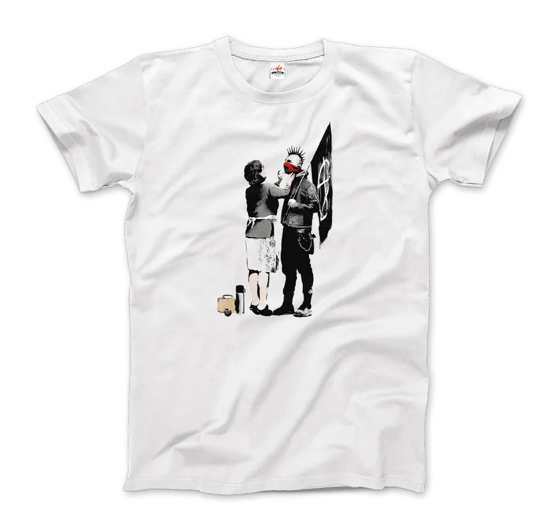 Banksy Anarchist Punk and His Mother Artwork T-Shirt