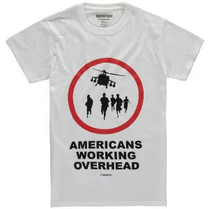 Banksy T-shirt - Americans Working Overhead