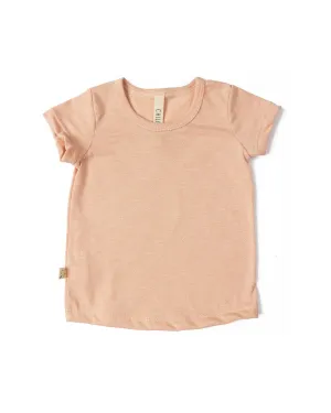 basic tee CO - shell pink