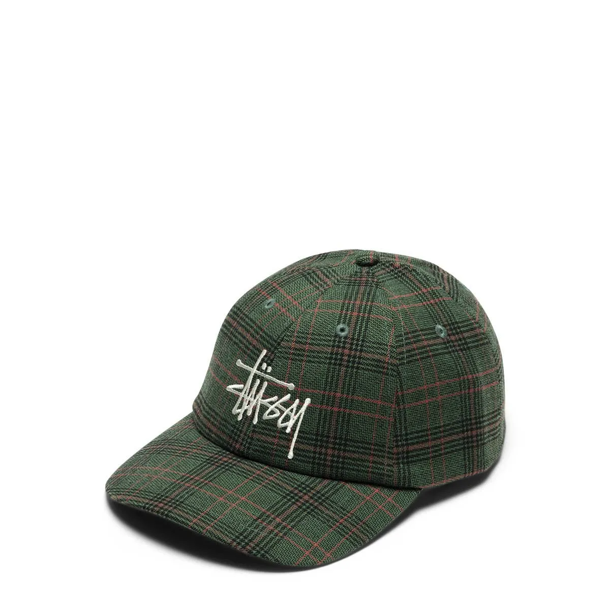 BIG LOGO PLAID LOW PRO CAP