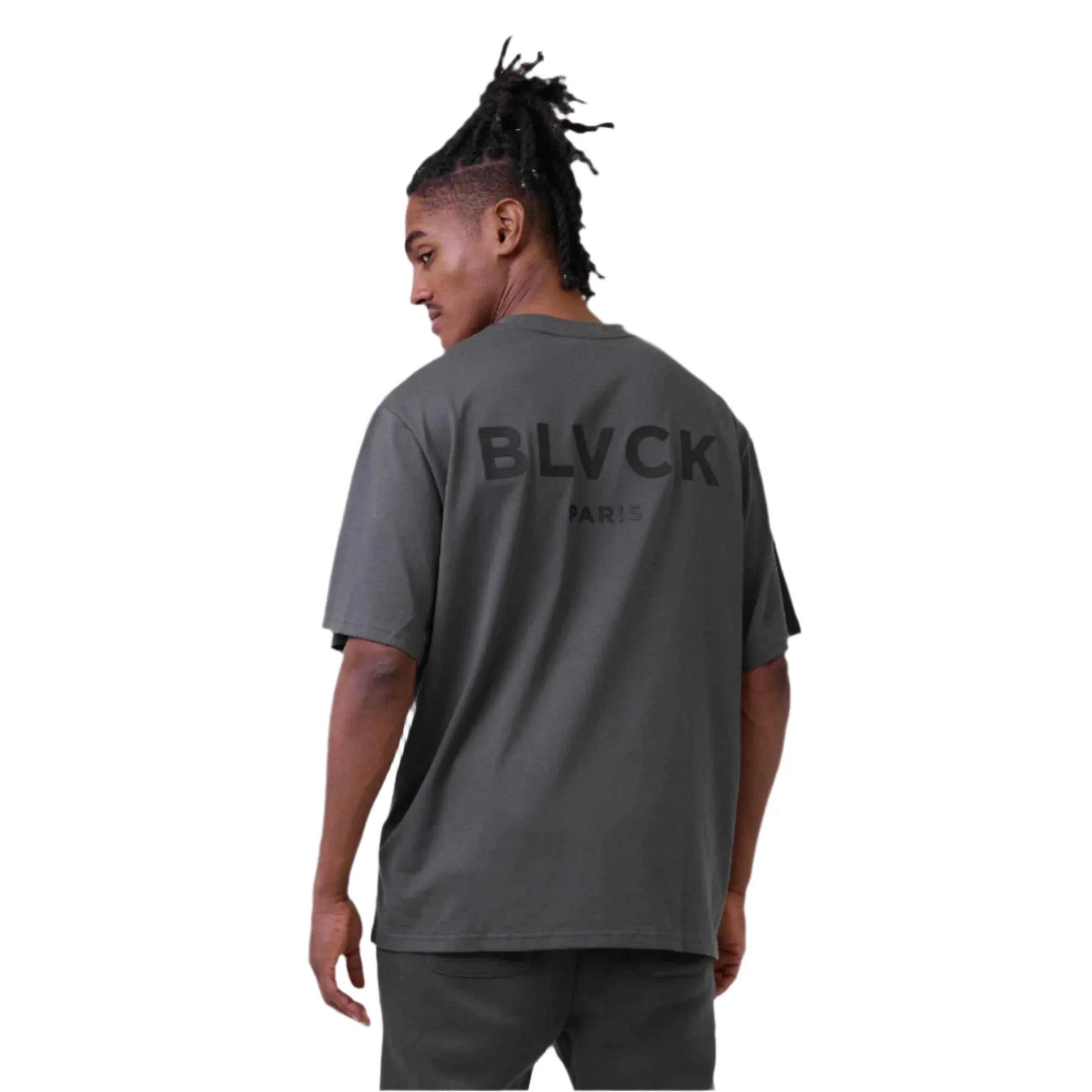 Blvck Paris - "Blvck Tee" - Charcoal Oversized Fit - Unisex