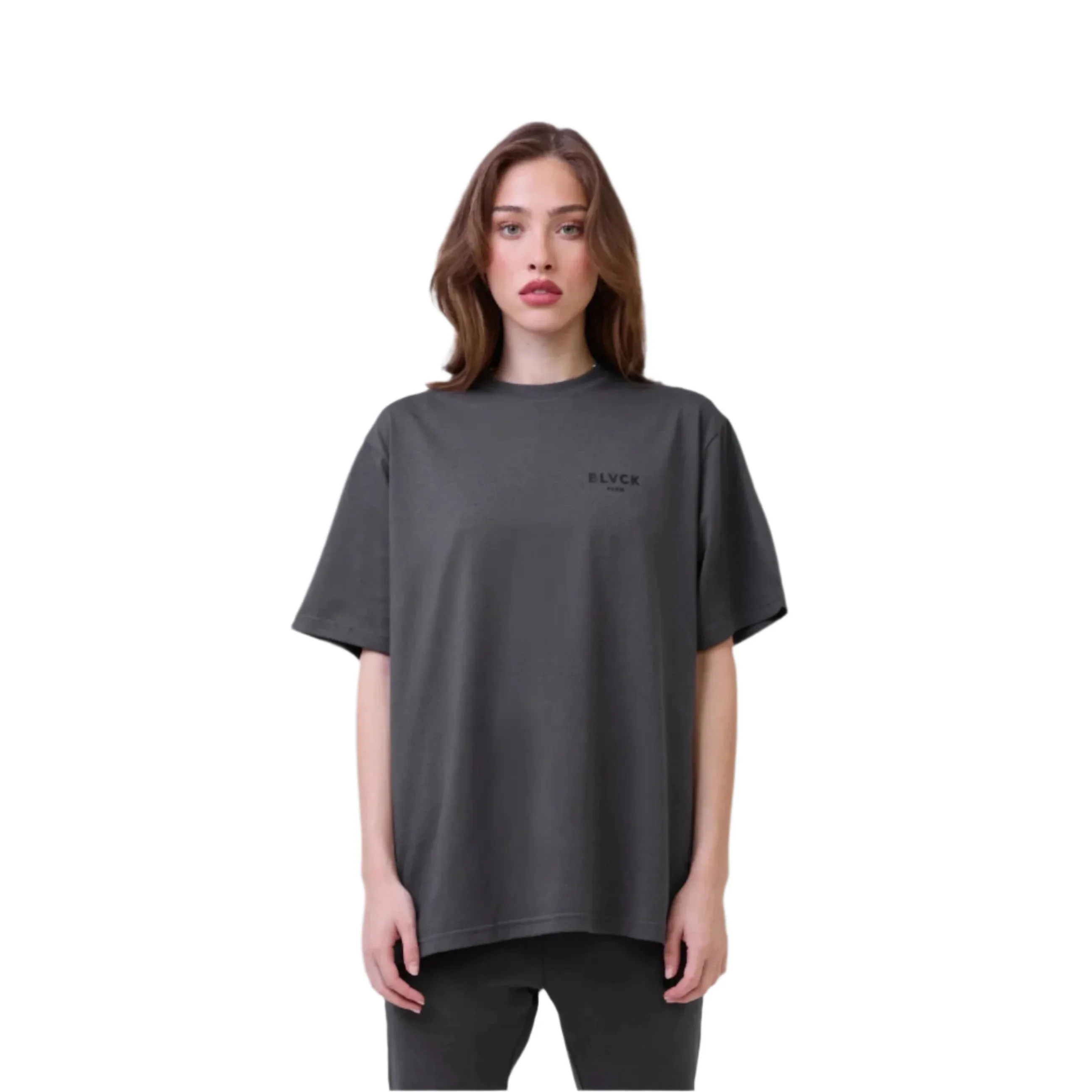 Blvck Paris - "Blvck Tee" - Charcoal Oversized Fit - Unisex