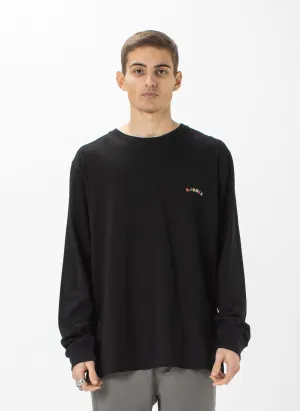 B.Nostalgic Embro LS Tee Black