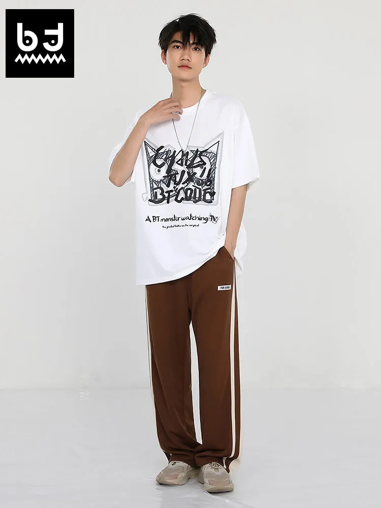 BT×TVX Fashion brand co-branded graffiti letter-printed T-shirt