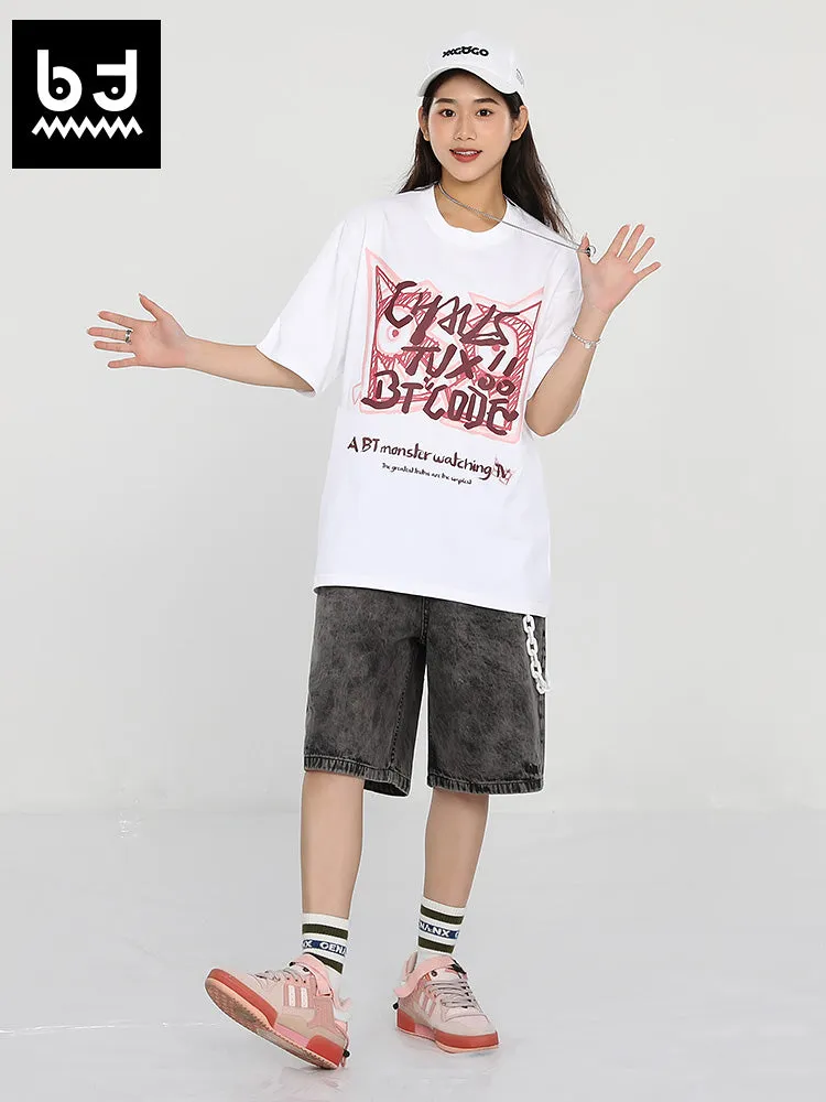 BT×TVX Fashion brand co-branded graffiti letter-printed T-shirt