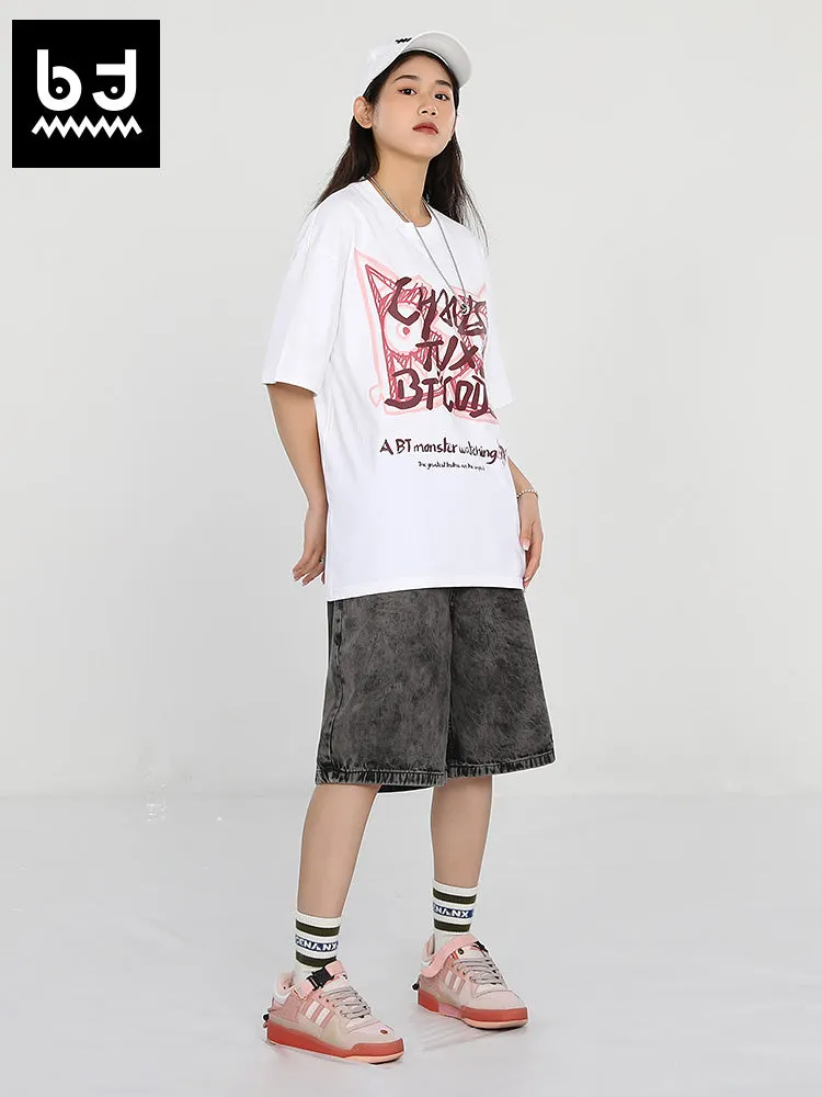 BT×TVX Fashion brand co-branded graffiti letter-printed T-shirt