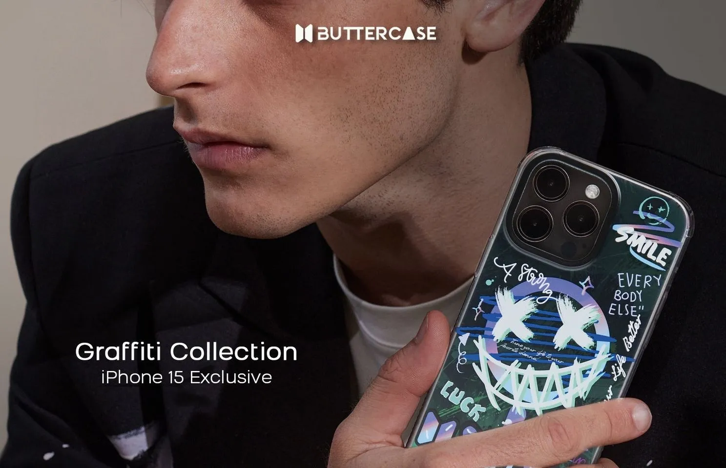 BUTTERCASE Graffiti Series Protective Case for iPhone 15 Series - MagSafe Compatible