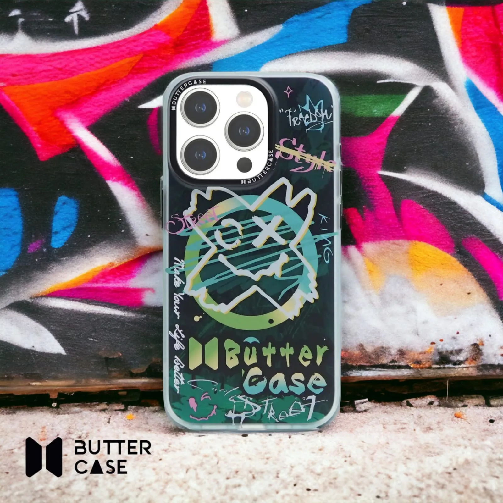 BUTTERCASE Graffiti Series Protective Case for iPhone 15 Series - MagSafe Compatible