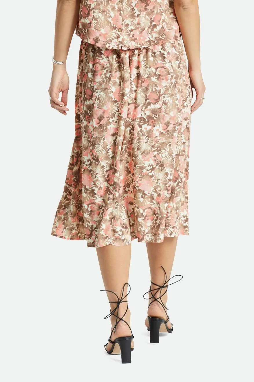 Capri Midi Skirt - Pink Nectar