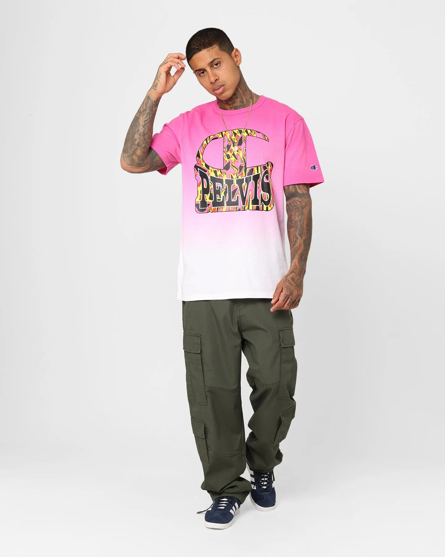 Champion X Pelvis Ombre T-Shirt Bubbly Pink