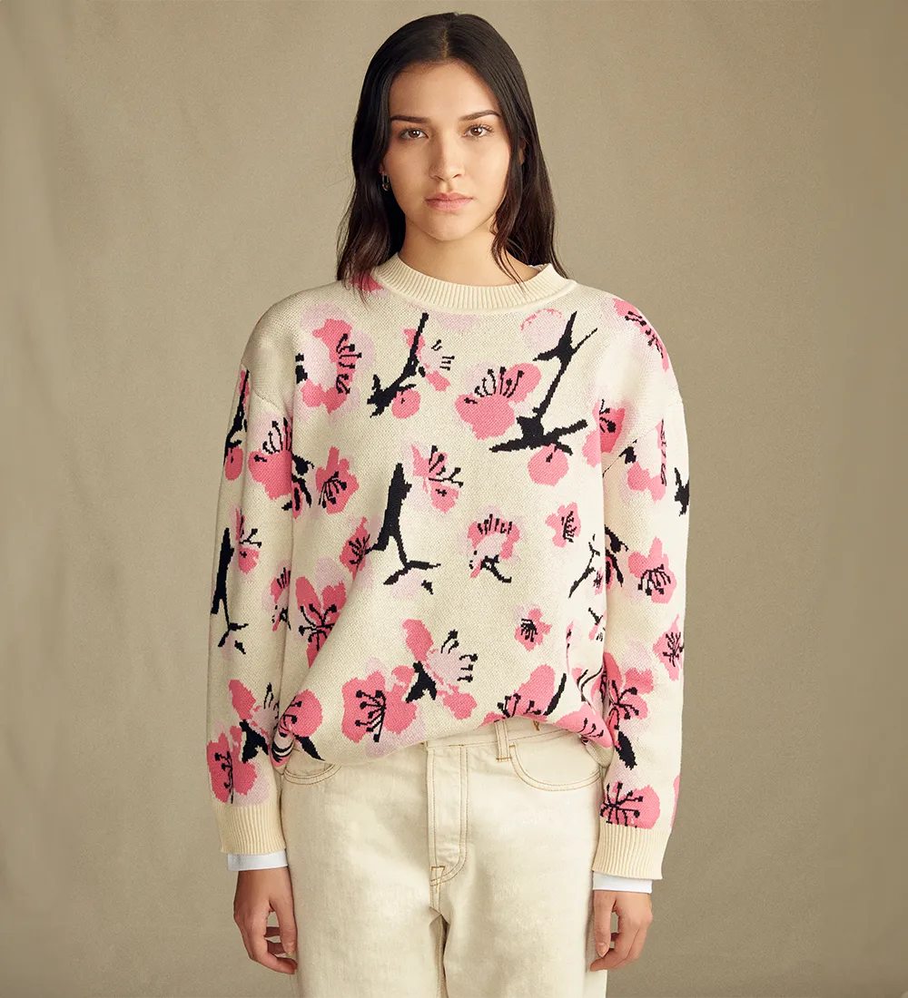 Cherry Blossom Knit Sweater