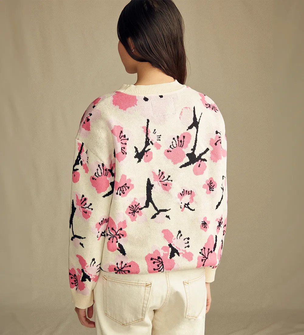 Cherry Blossom Knit Sweater