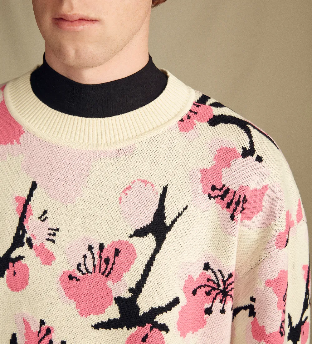 Cherry Blossom Knit Sweater