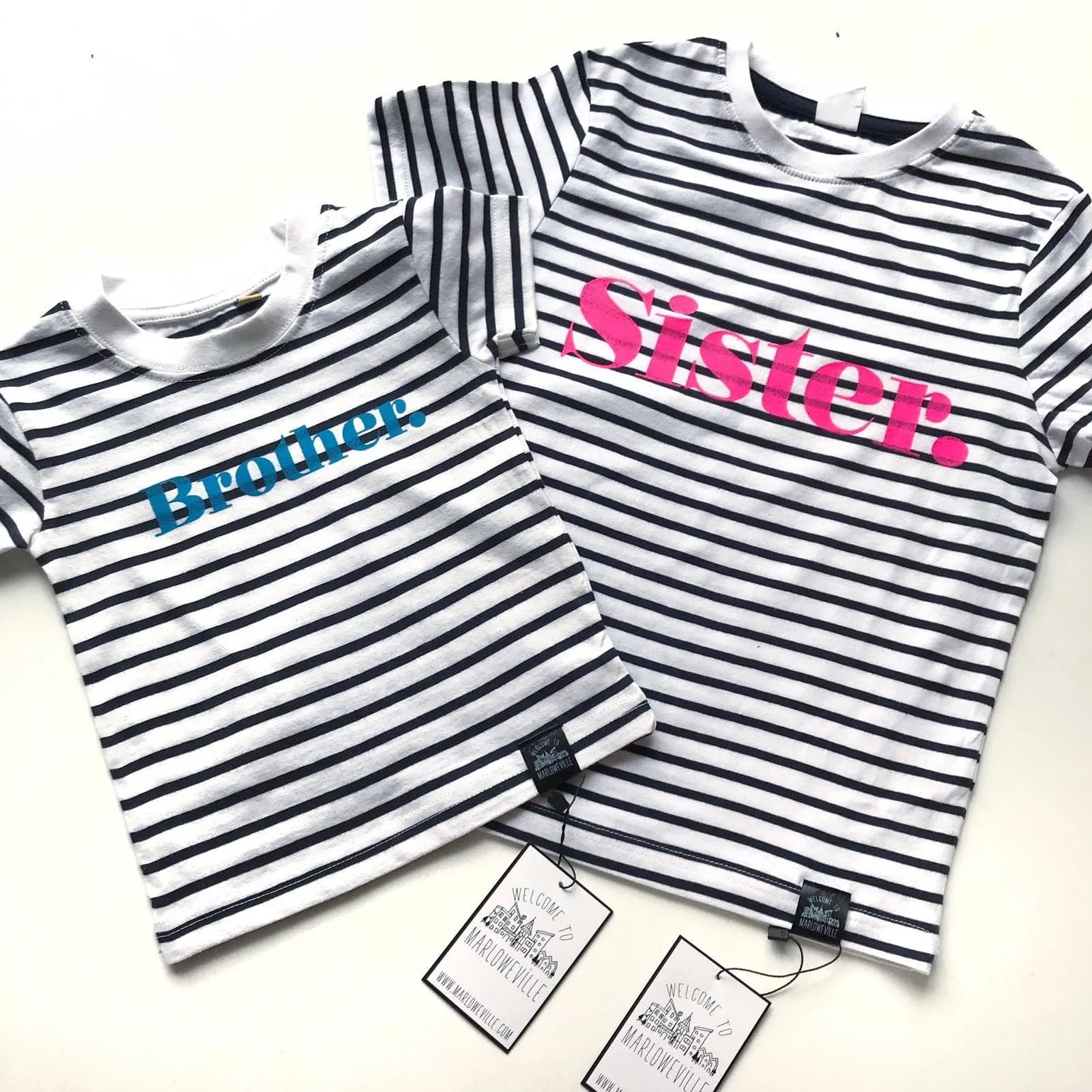 Classic Name Kids Stripe T-Shirt/Tee