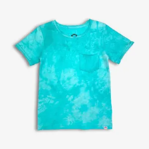 Concert Tee | Teal Tie Dye