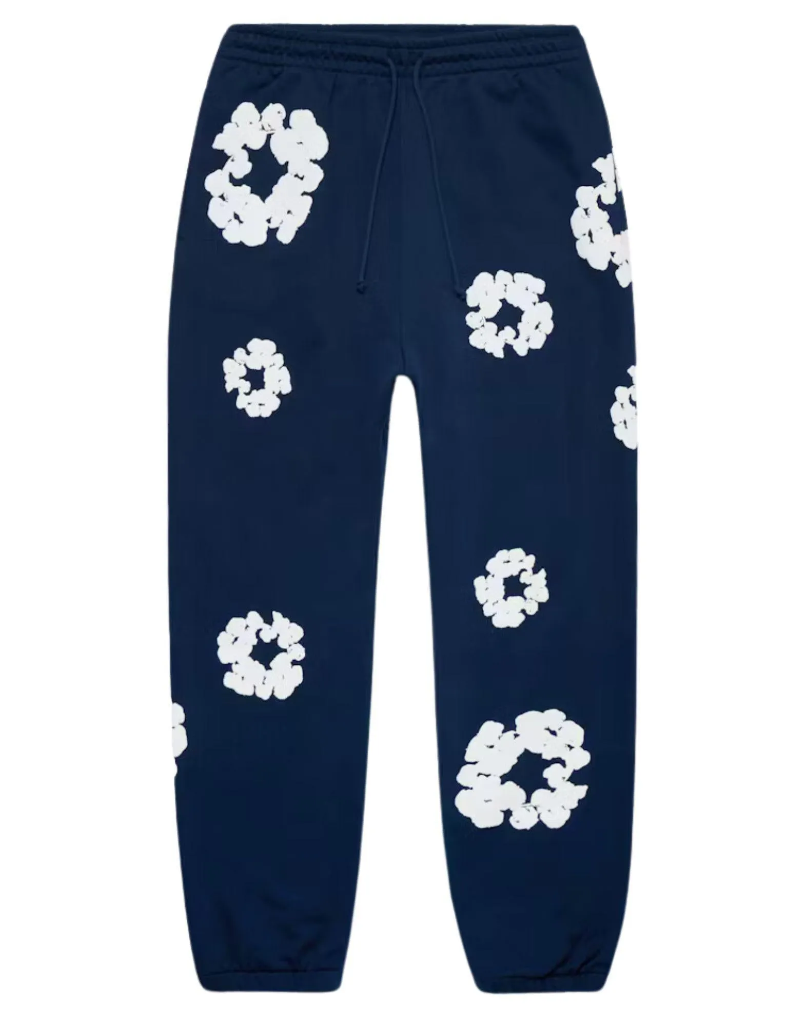 DENIM TEARS COTTON WREATH SWEATPANTS NAVY