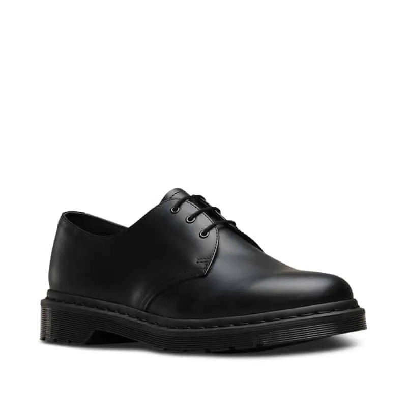 Dr. Martens 1461 Black Mono Smooth 3-Eye Shoe