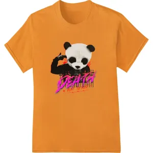 Edgy Panda Skull Graphic - Bold Fashion Statement