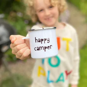 Enamel Mono Kids Mugs