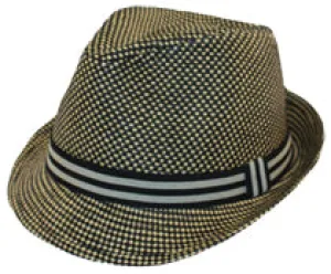 Fedora -- Stingee Paper -- Black/Yellow