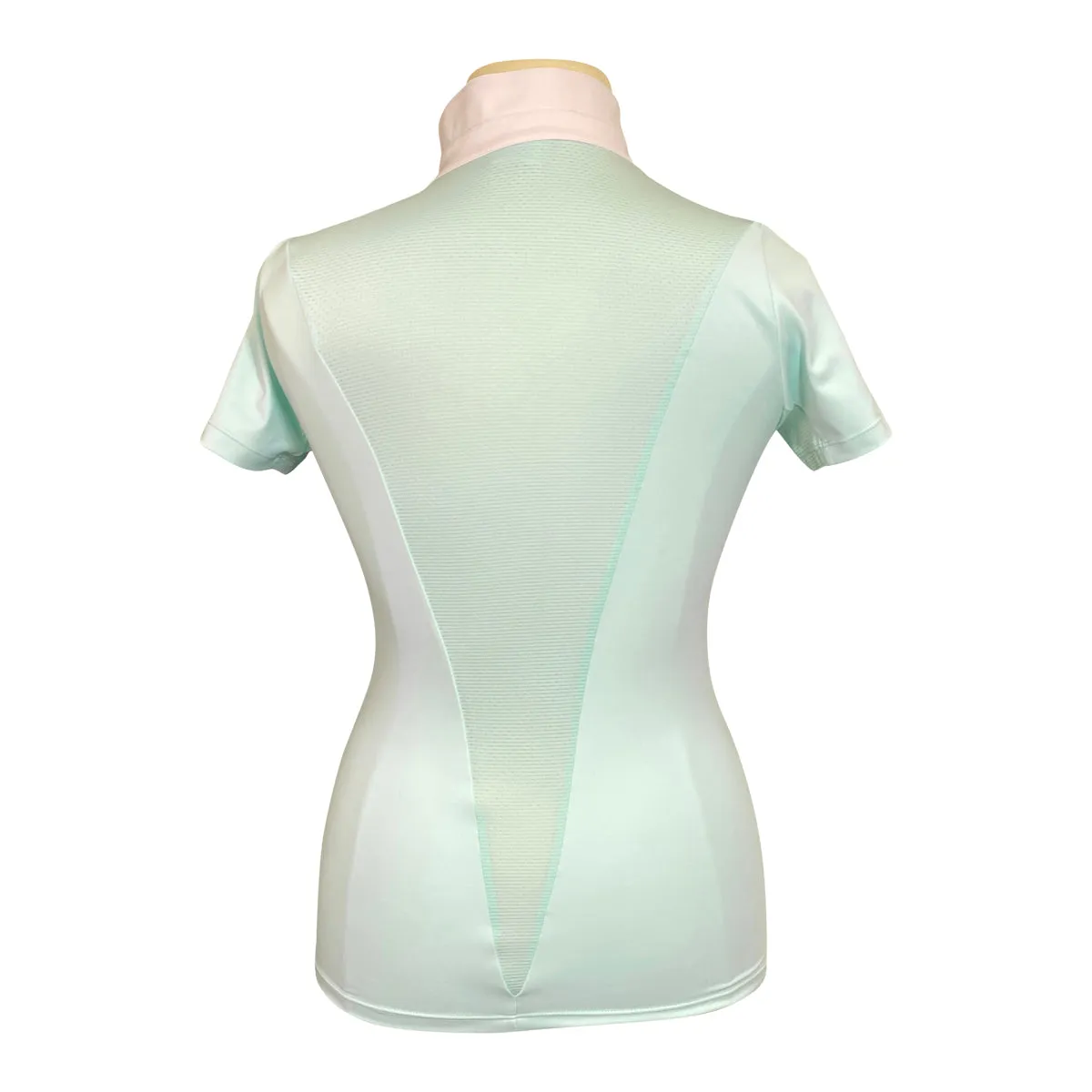 Free Ride 'Devon' Short Sleeve Show Shirt in Mint - Women's Large