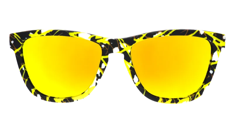 goodr OG Sunglasses: Overpass Art Gallery - Spray It, Don't Say It