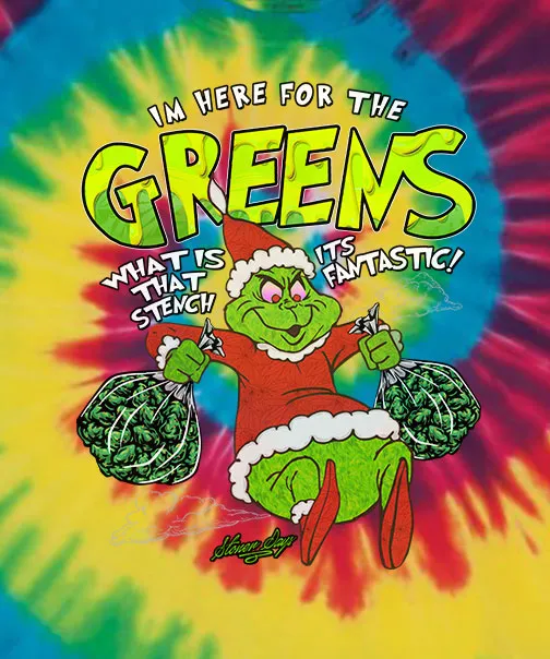 Grinch Tie Dye Tee