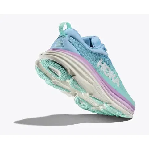 Hoka Women's Bondi 8 (Airy Blue / Sunlit Ocean)