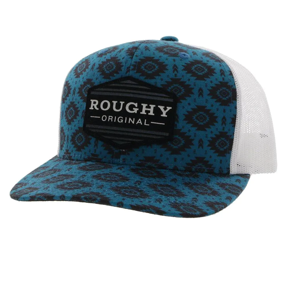 HOOEY TRIBE ROUGHY BLUE/WHITE HAT