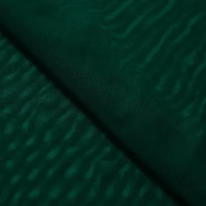 Hunter Green Power Mesh Nylon Spandex Fabric