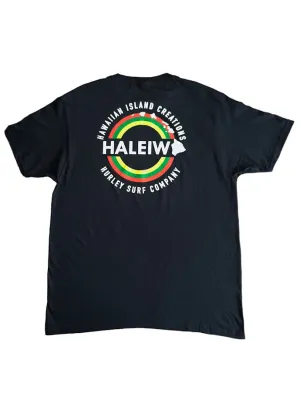 HURLEY X HIC RAINBOW TEE - BLACK