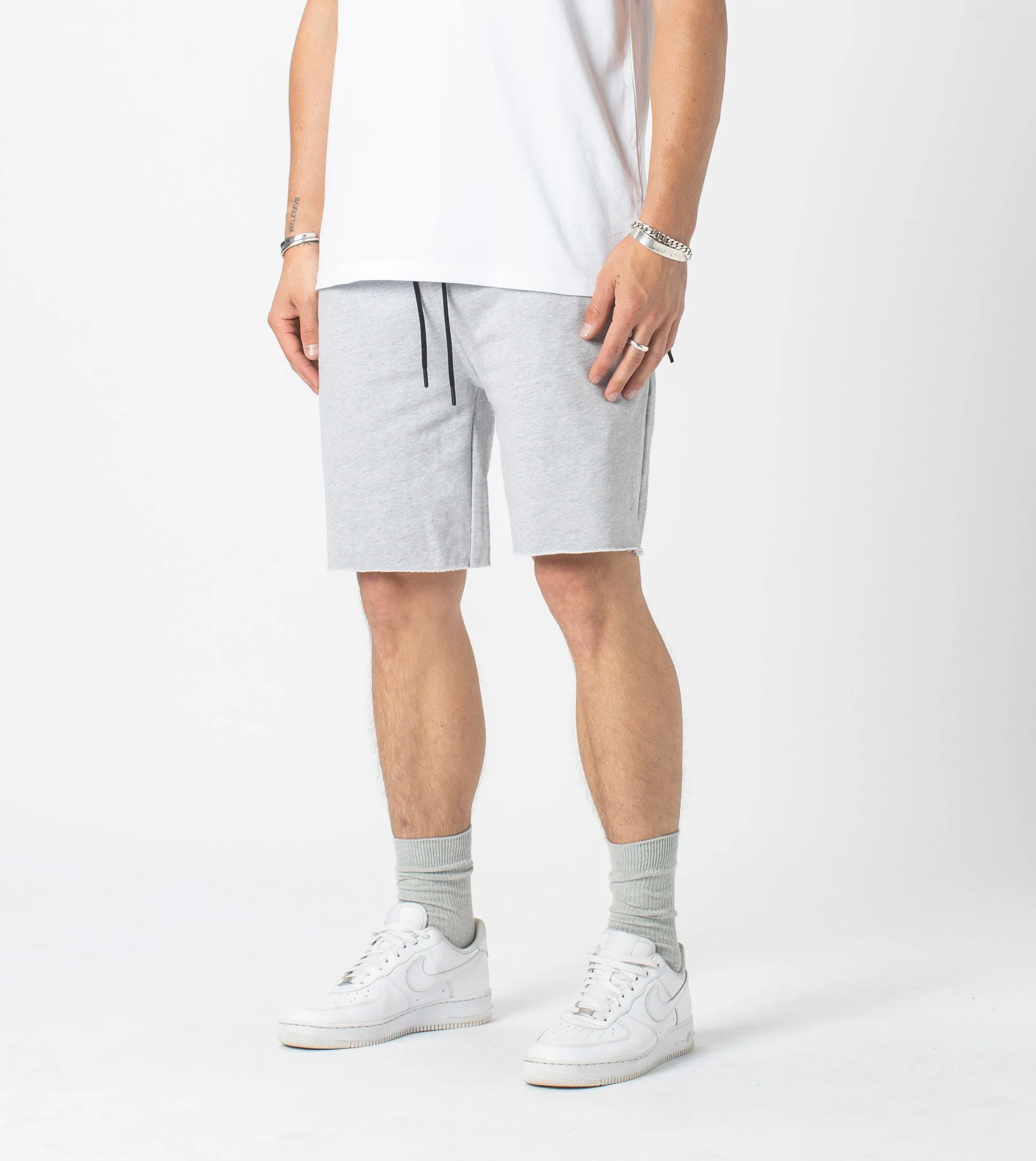 Jumpa Sweat Short Silver Marle