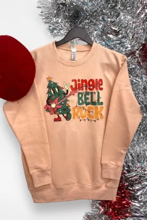 LBL SS DTF JINGLE BELLE ROCK - PEACH