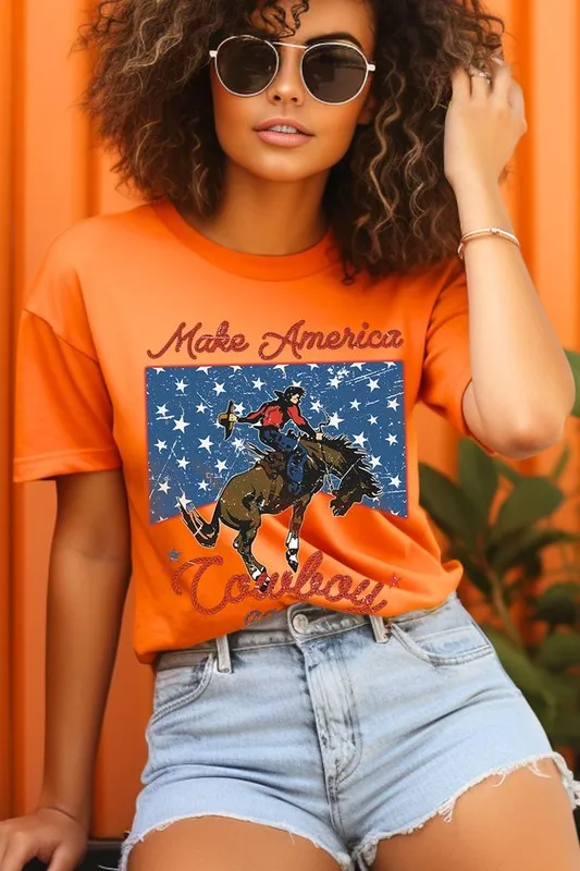 Make America Cowboy Again Graphic T Shirts