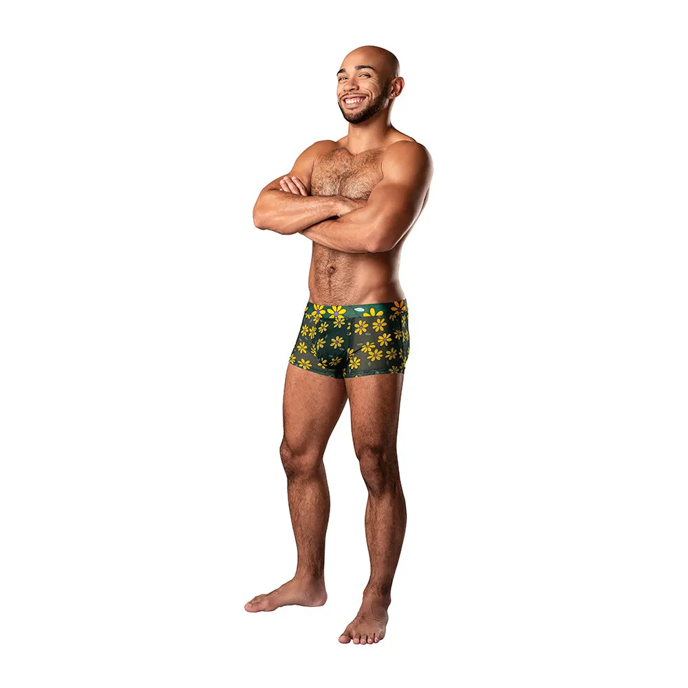 Male Power Petal Power Pouch Short Daisy Print S