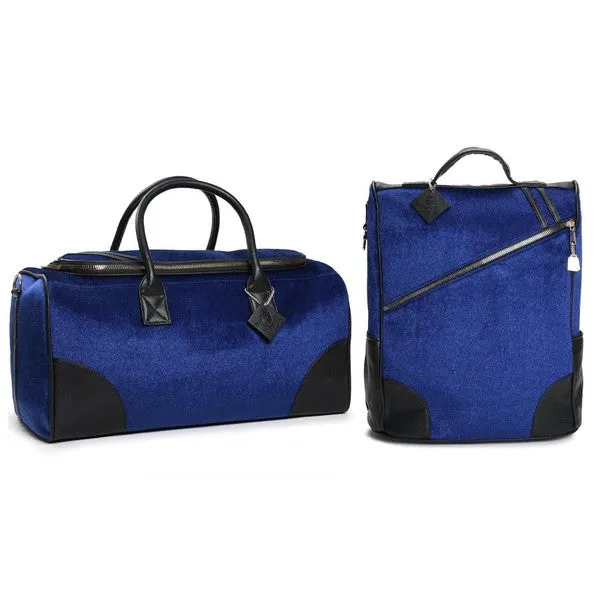 Midnight Blue Fridge Pony Fur Duffle Reg