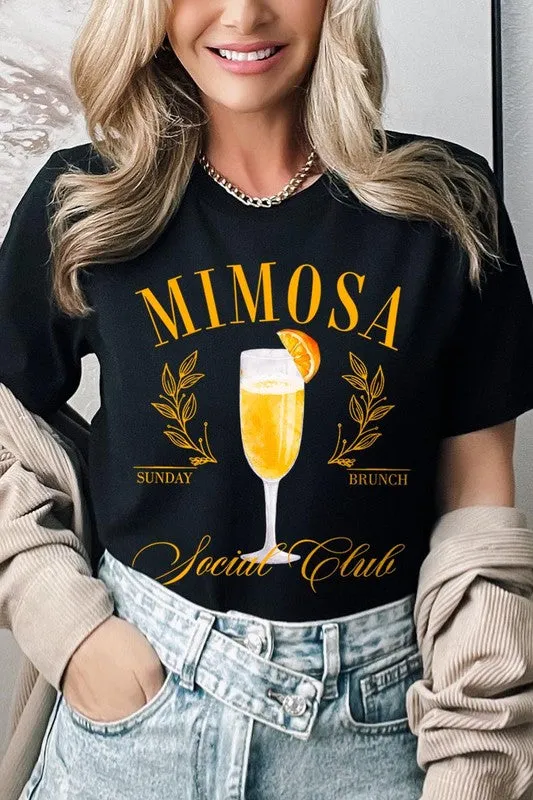 Mimosa Sunday Brunch Social Club Graphic T Shirts