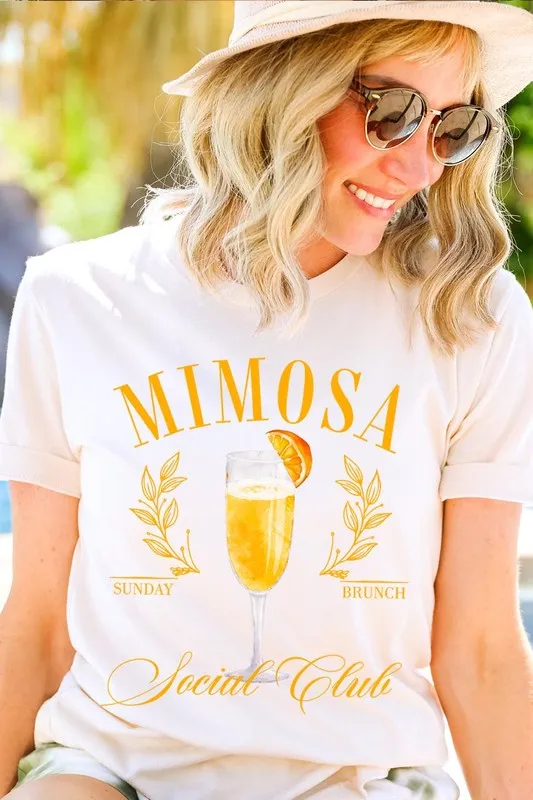 Mimosa Sunday Brunch Social Club Graphic T Shirts